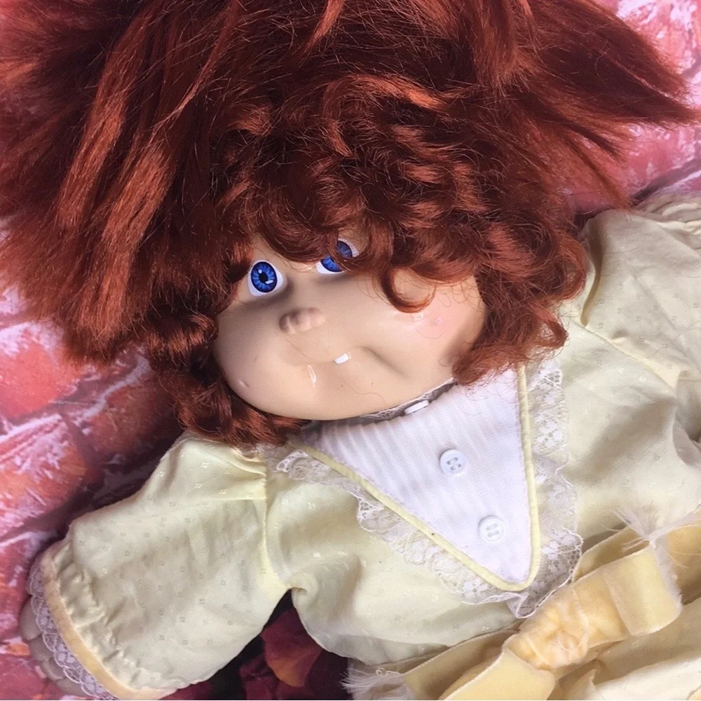 Vintage 1983  cabbage patch kids Red Head Cornsilk Doll